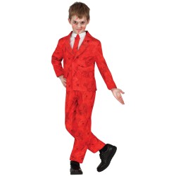 Disfraz niño traje rojo