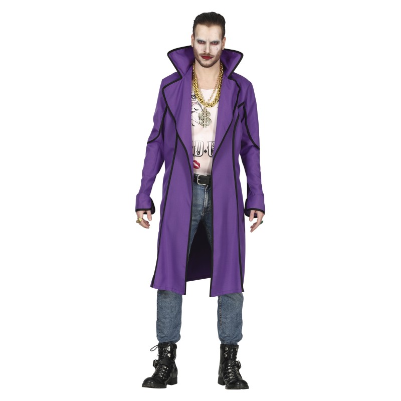 Disfraz hombre gabardina joker