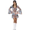 Disfraz mujer hippie años 70