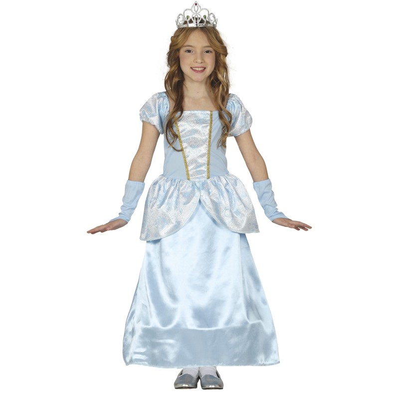 Disfraz niña de princesa azul