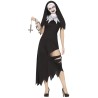 Disfraz mujer de monja zombie