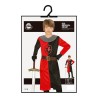 Disfraz niño medieval rojo y negro