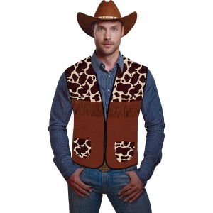 Chaleco vaquero Cowboy marron