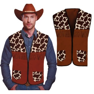 Chaleco vaquero Cowboy marron