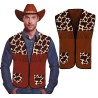 Chaleco vaquero Cowboy marron