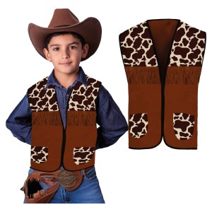 Chaleco vaquero cowboy infantil
