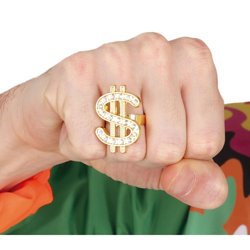 Anillo "dollar", metalico