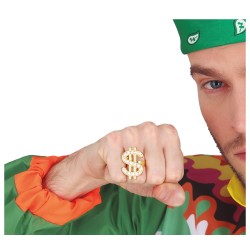 Anillo "dollar", metalico