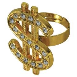 Anillo "dollar", metalico