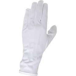 Guantes, 24 cm, blanco, adulto