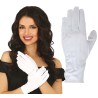 Guantes, 24 cm, blanco, adulto