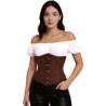 Corset marron