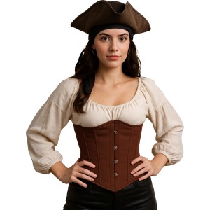 Corset marron