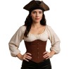 Corset marron