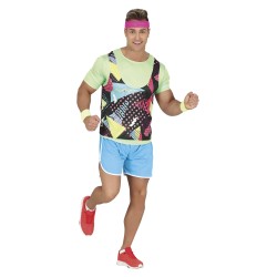 Disfraz hombre años 80 gimnasta