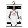 Disfraz hombre de templario blanco