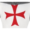 Disfraz hombre de templario blanco