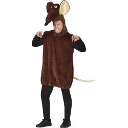 Disfraz hombre de rata marron