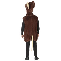 Disfraz hombre de rata marron