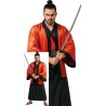 Disfraz hombre de kimono rojo