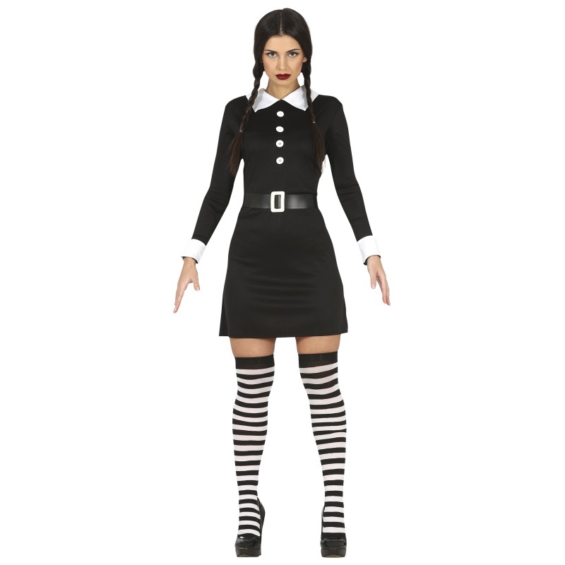 Disfraz mujer Miercoles Addams