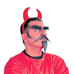 set diablo bigote y perilla