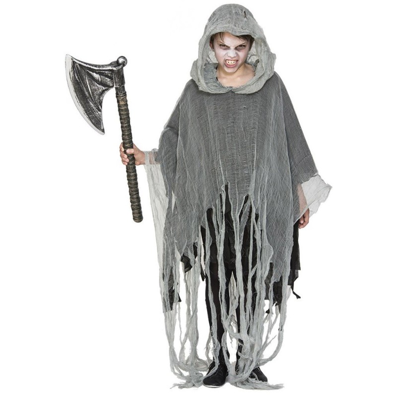 Poncho zombie infantil