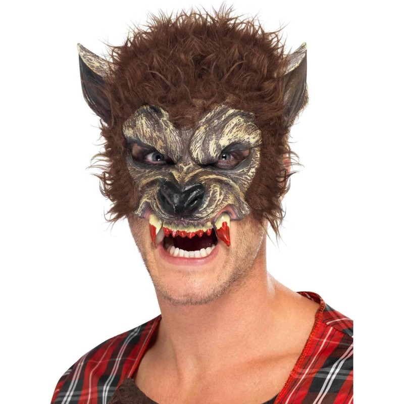 Media máscara lobo