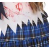 Disfraz adolescente de Colegiala zombie