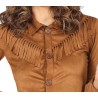 Disfraz mujer de  Vaquera marron falda