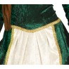 Disfraz mujer de reina medieval verde Fiona