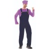 Disfraz hombre Waluigi Mario Bross