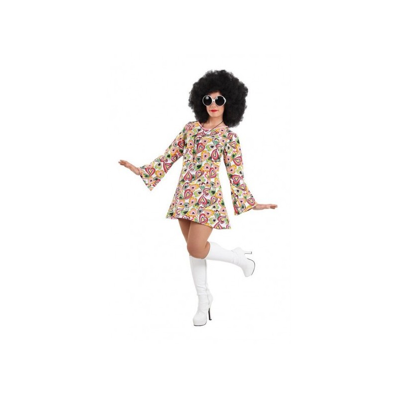 disfraz mujer años 70 disco