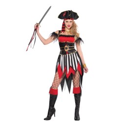 DISFRAZ MUJER NAUFRAGA PIRATA