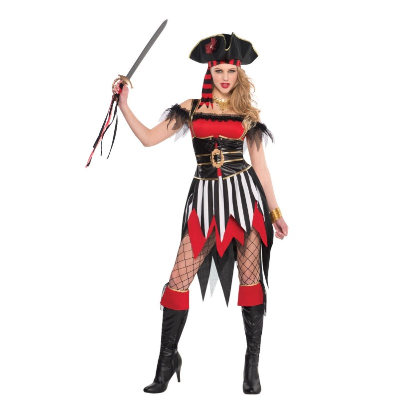 DISFRAZ MUJER NAUFRAGA PIRATA