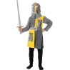 disfraz niño caballero medieval amarillo