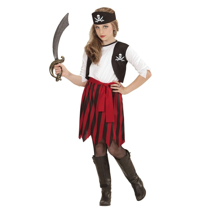 Disfraz niña chica pirata.