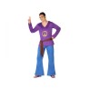 disfraz hombre hippie morado