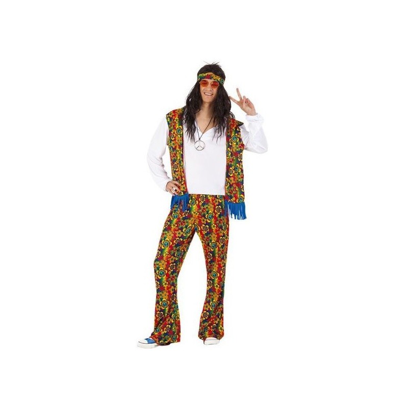 Disfraz hombre de hippie