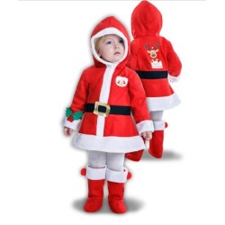 disfraz niña mama noel