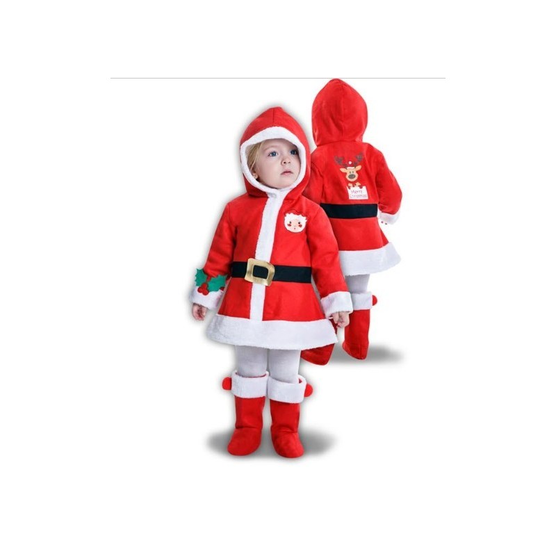 disfraz niña mama noel