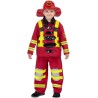 disfraz niño bombero lujo
