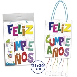 Piñata de feliz cumpleaños