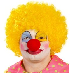 peluca payaso colores
